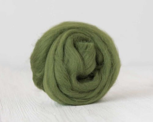 'ivy ' corriedale roving by gram by ashford / dyeing house gallery | Wabi Sabi