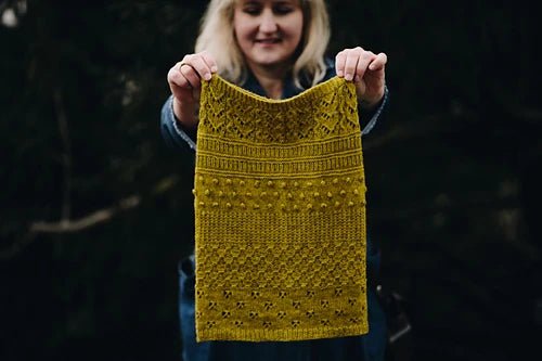 june 21 & 28: 10am - 12pm Heart Warmer Cowl by Wabi Sabi at Wabi Sabi