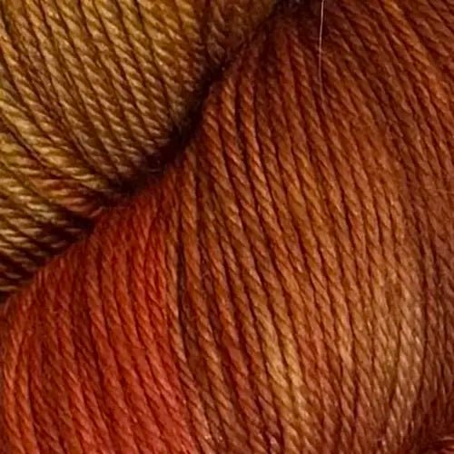 'kabocha ' 3 - ply merino sock by kat's riverside studio | Wabi Sabi