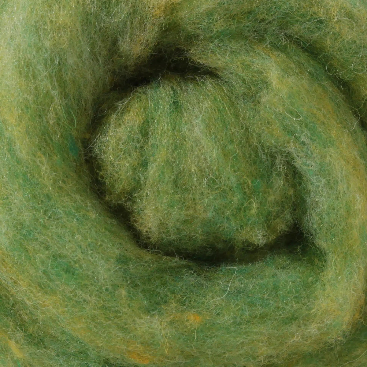 'Key Lime ' 100% canadian wool roving by gram by Custom Woolen Mills | Wabi Sabi