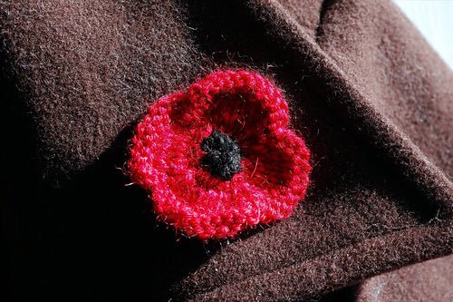 ' ' knit a poppy: sunday, october 26: 10am - 12pm by mary | Wabi Sabi