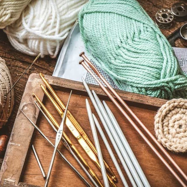 ' ' Knit or Crochet Project Class: Thursday December 12: 11:30am - 1:30pm by Samara | Wabi Sabi