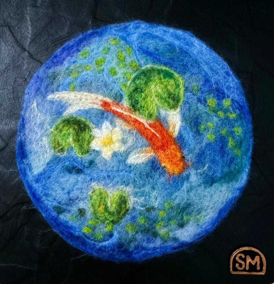 ' ' Koi Pond Needle Felting: December 7th, 10am - 12:30pm by Susan | Wabi Sabi