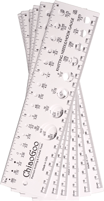 L: 1.5 - 19mm plastic needle gauges by chiaogoo at Wabi Sabi
