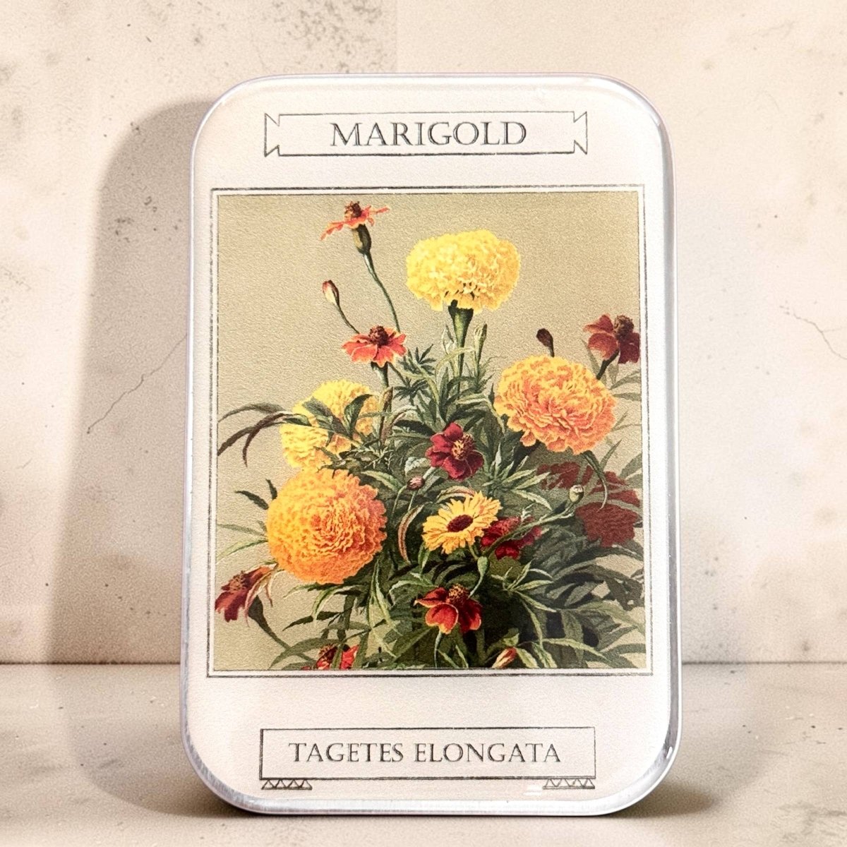 Large Marigold Notions Tin by Firefly Notes at Wabi Sabi