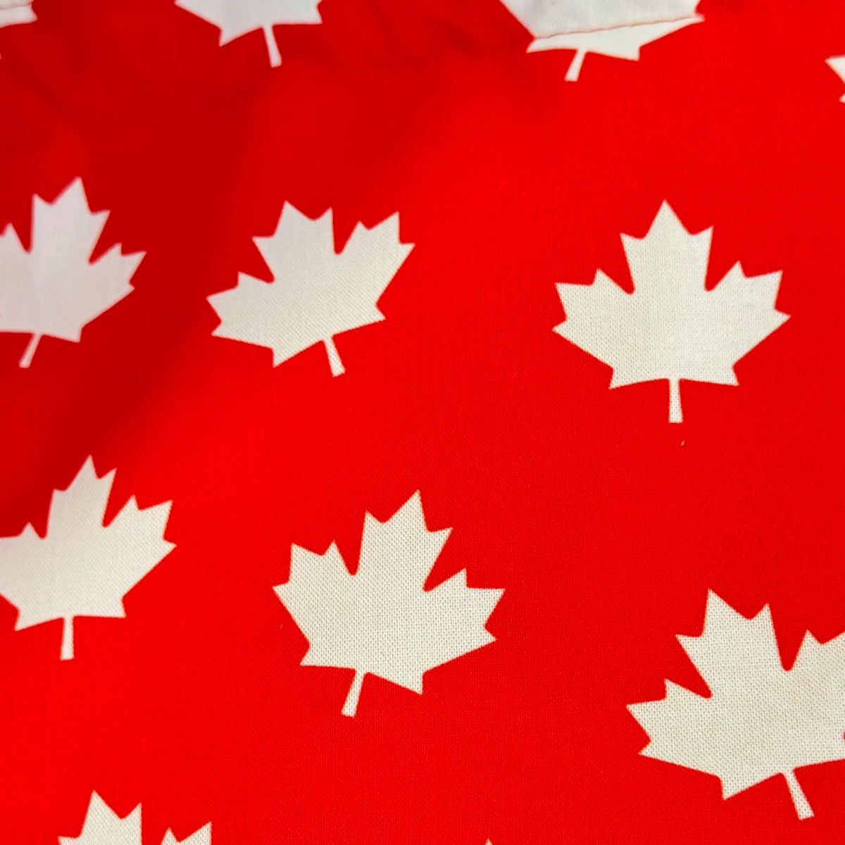 'large white maple leaves ' canada themed project bags: sock size by Doorstopper | Wabi Sabi