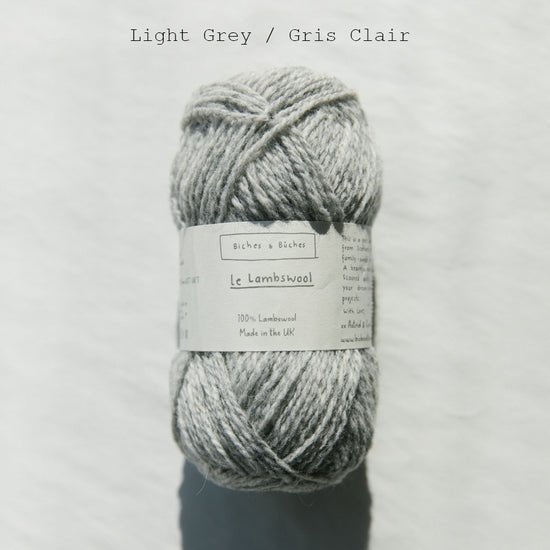 le lambswool - light grey at Wabi Sabi