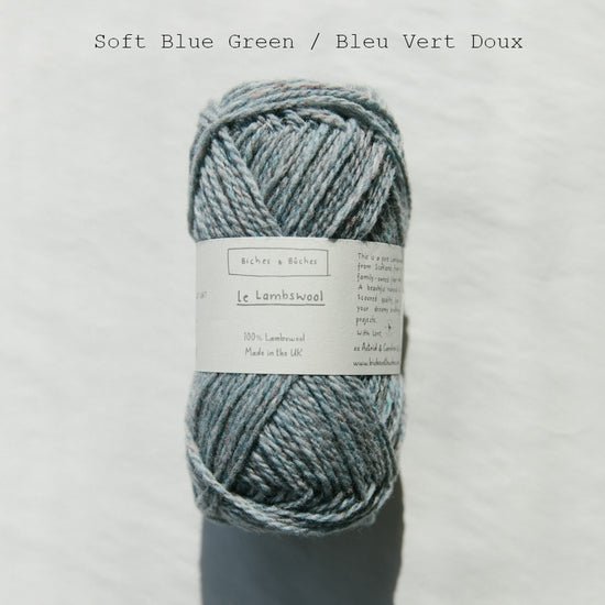 le lambswool - soft blue green at Wabi Sabi