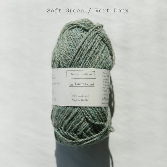 le lambswool - soft green at Wabi Sabi