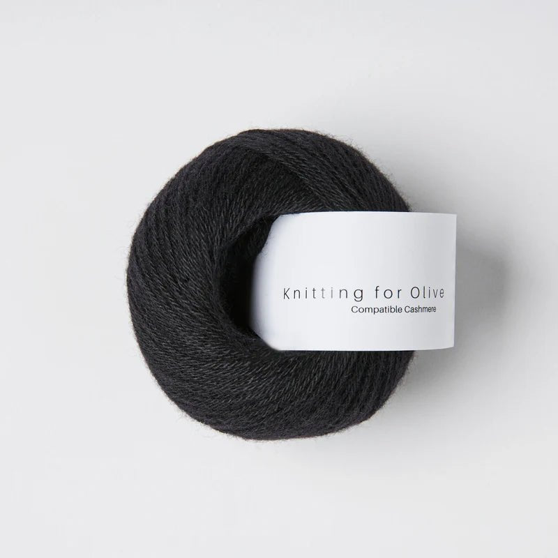 'licorice ' comptatible cashmere by knitting for olive | Wabi Sabi
