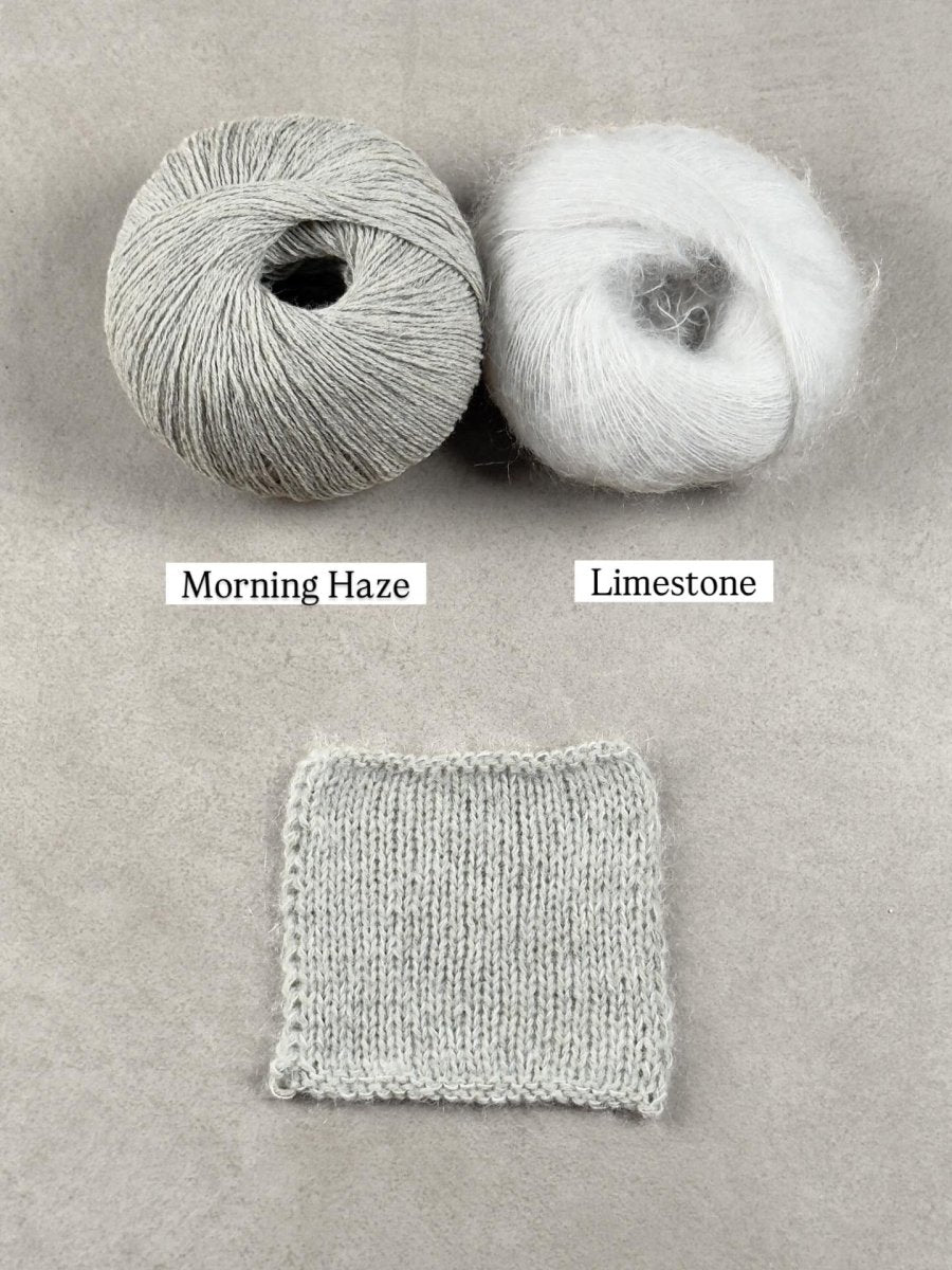 limestone morning haze by knitting for olive at Wabi Sabi