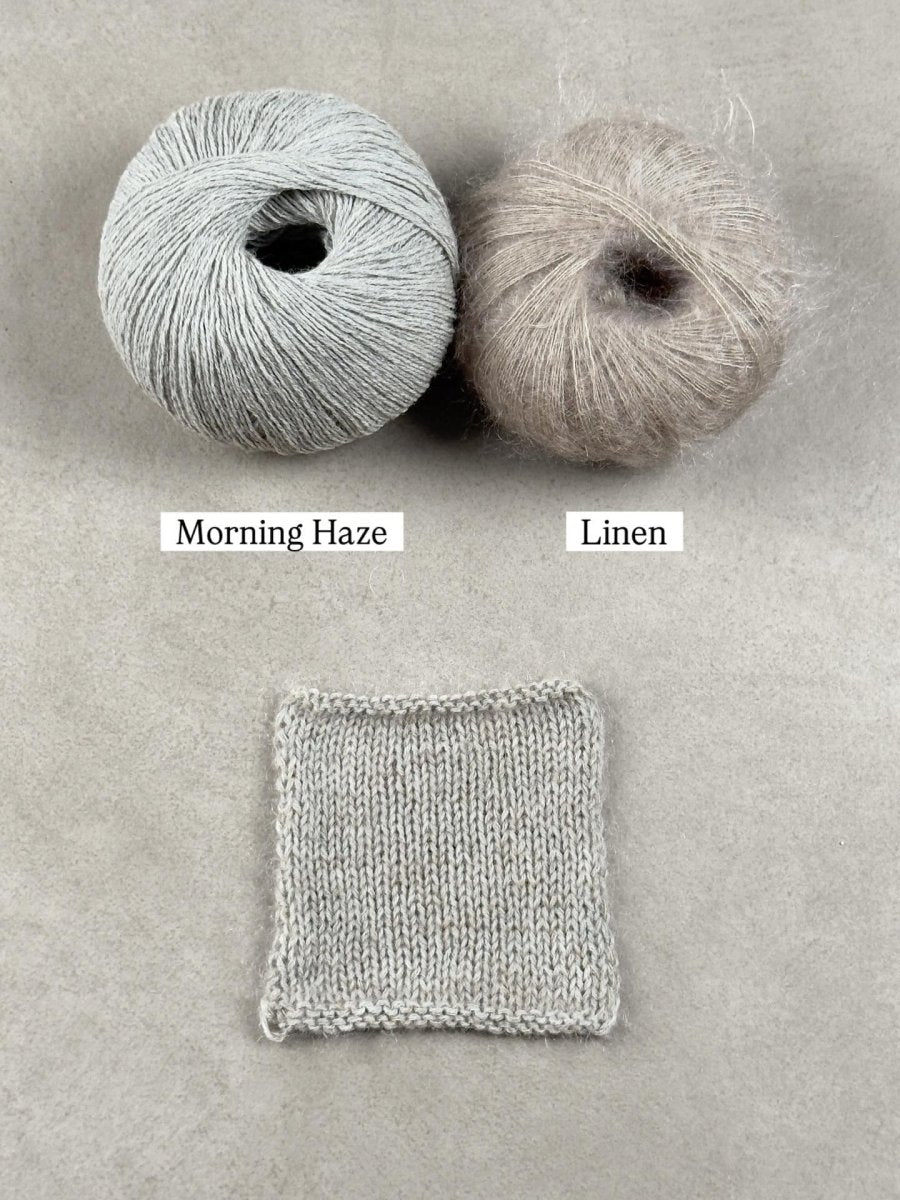 linen morning haze by knitting for olive at Wabi Sabi