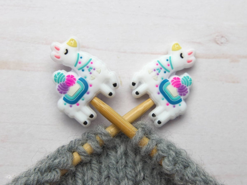 llama stitch stopper (2mm - 6.5mm) by Fox & Pine Stitches at Wabi Sabi
