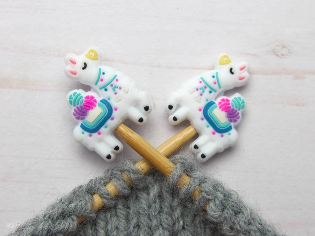 llama stitch stopper (2mm - 6.5mm) by Fox & Pine Stitches at Wabi Sabi