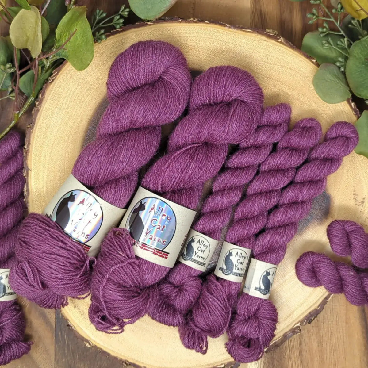 'loganberry ' ontario sock by alley cat yarns trunk show | Wabi Sabi