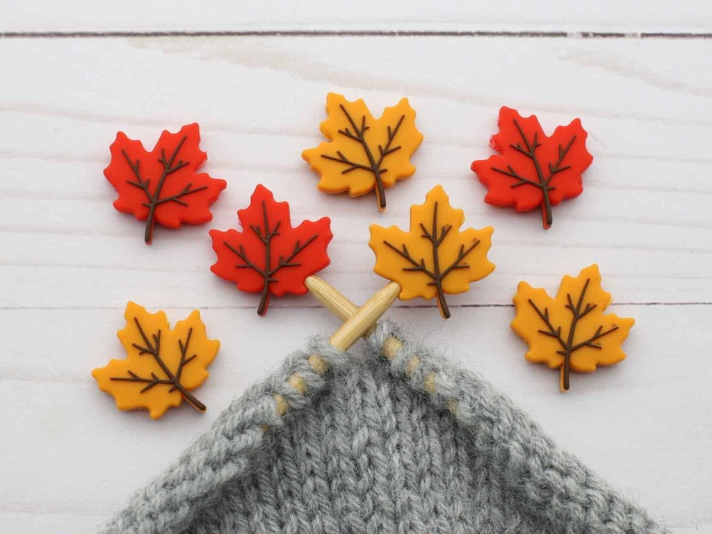 Maple Leaf | Stitch Stoppers by Fox & Pine Stitches at Wabi Sabi