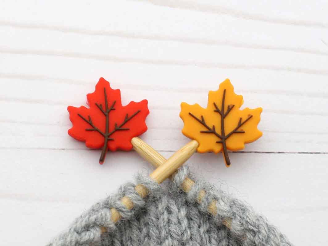 Maple Leaf | Stitch Stoppers by Fox & Pine Stitches at Wabi Sabi