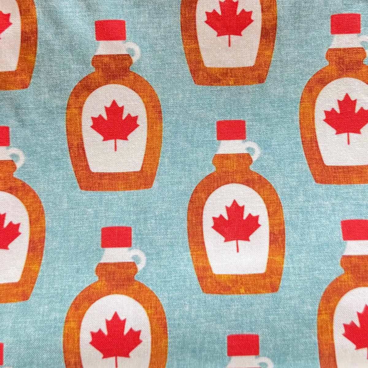 'maple syrup ' canada themed project bags: zipper pouch by Doorstopper | Wabi Sabi