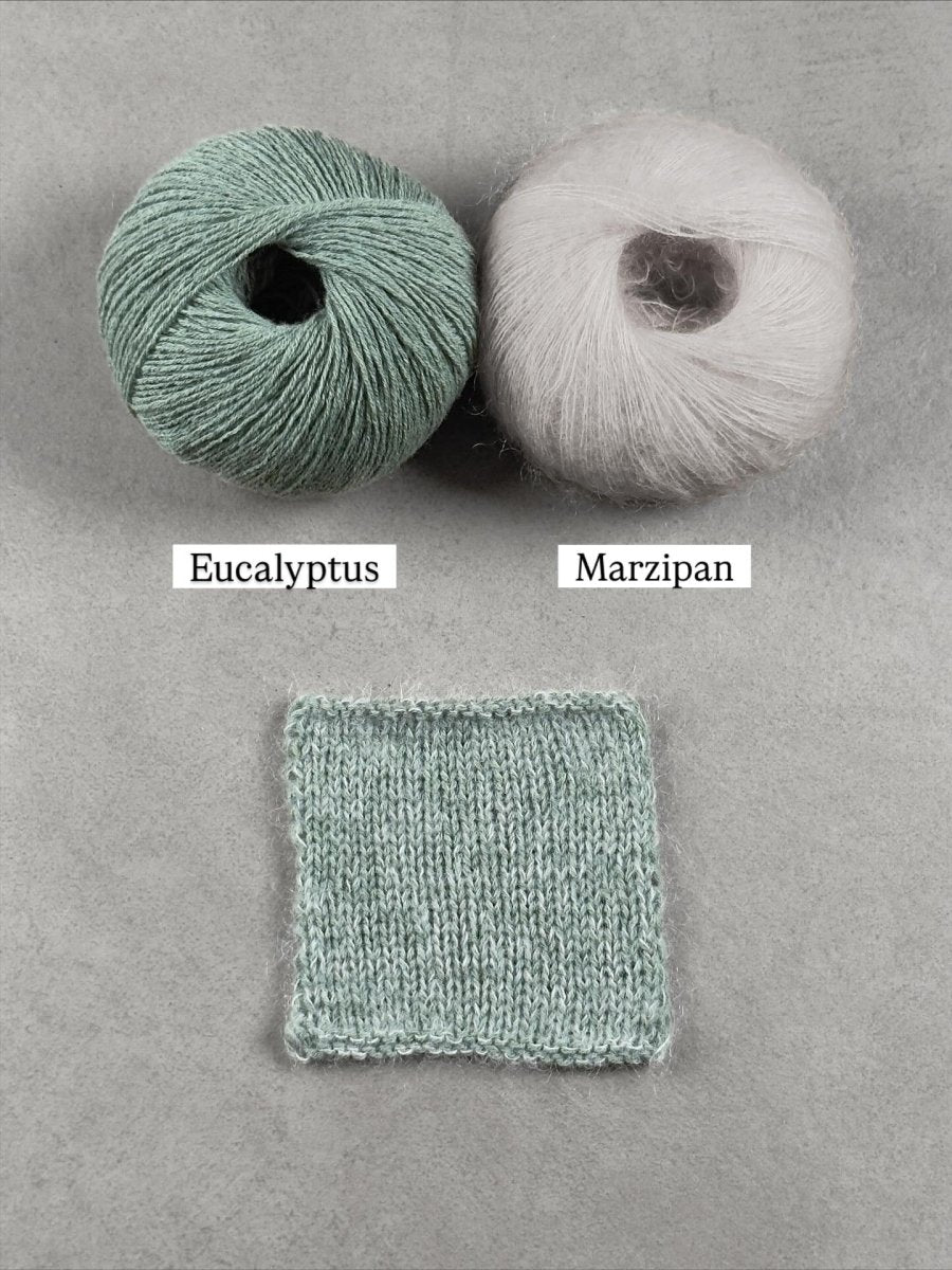 marzipan eucalyptus by knitting for olive at Wabi Sabi