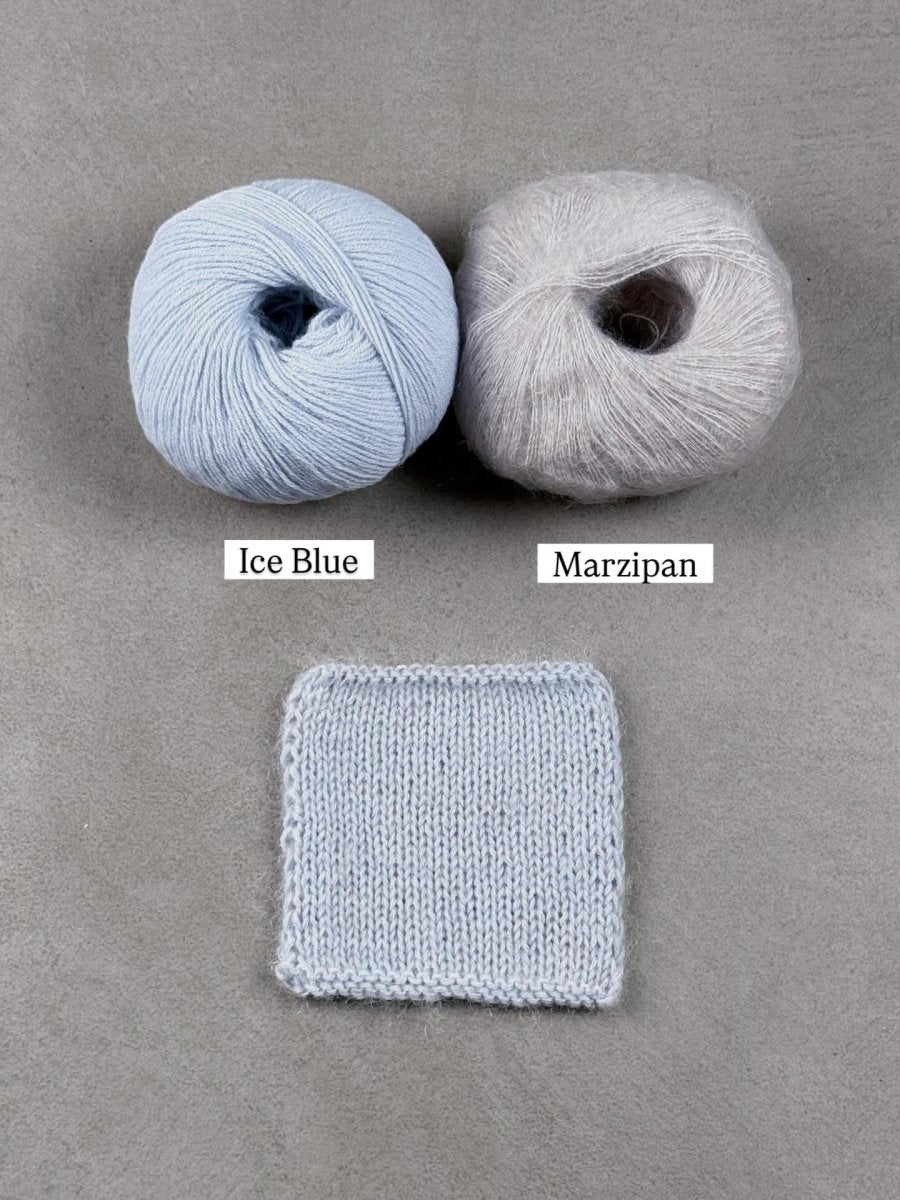 marzipan ice blue by knitting for olive at Wabi Sabi