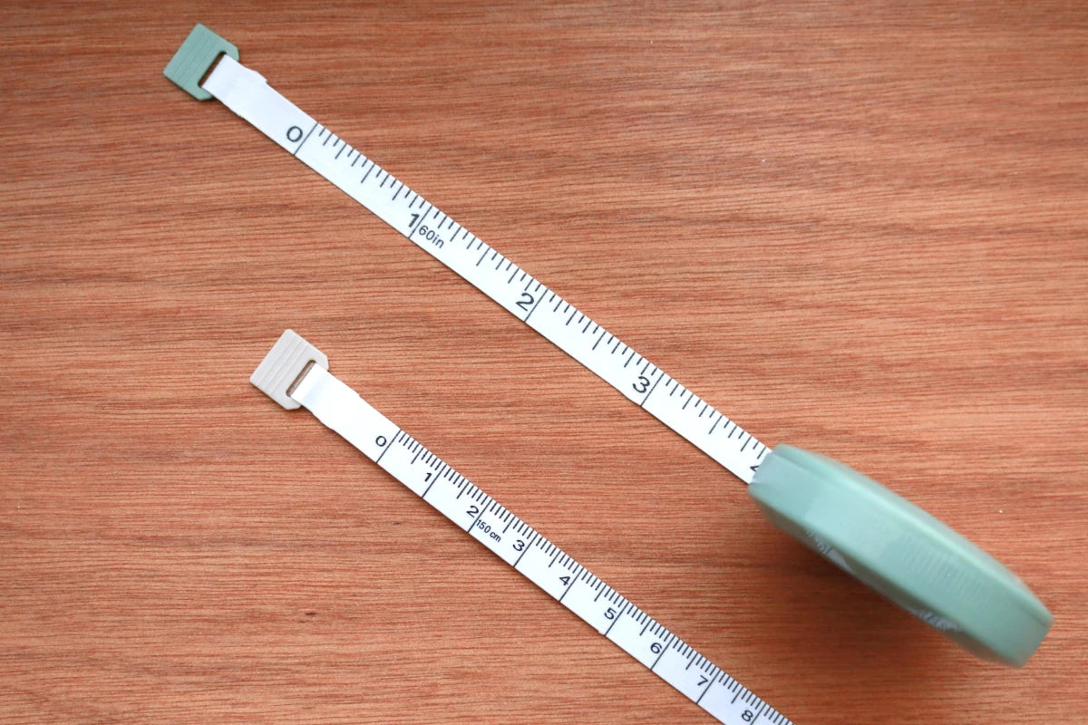 matcha tape measure by seeknit at Wabi Sabi