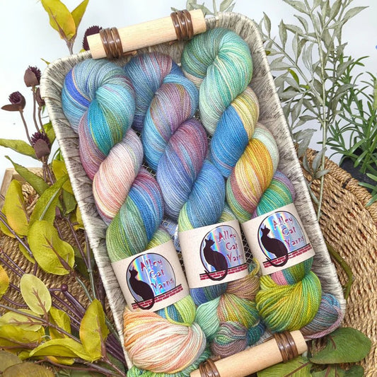 'mauritius ' super sock by alley cat yarns | Wabi Sabi