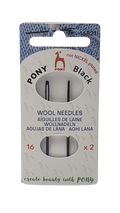 medium wool needles (size 16 x 2 needles) wool & darning needles by pony at Wabi Sabi