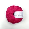 pink daisies merino by knitting for olive at Wabi Sabi