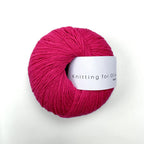 pink daisies merino by knitting for olive at Wabi Sabi