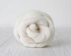milk corriedale roving by gram by ashford / dyeing house gallery at Wabi Sabi