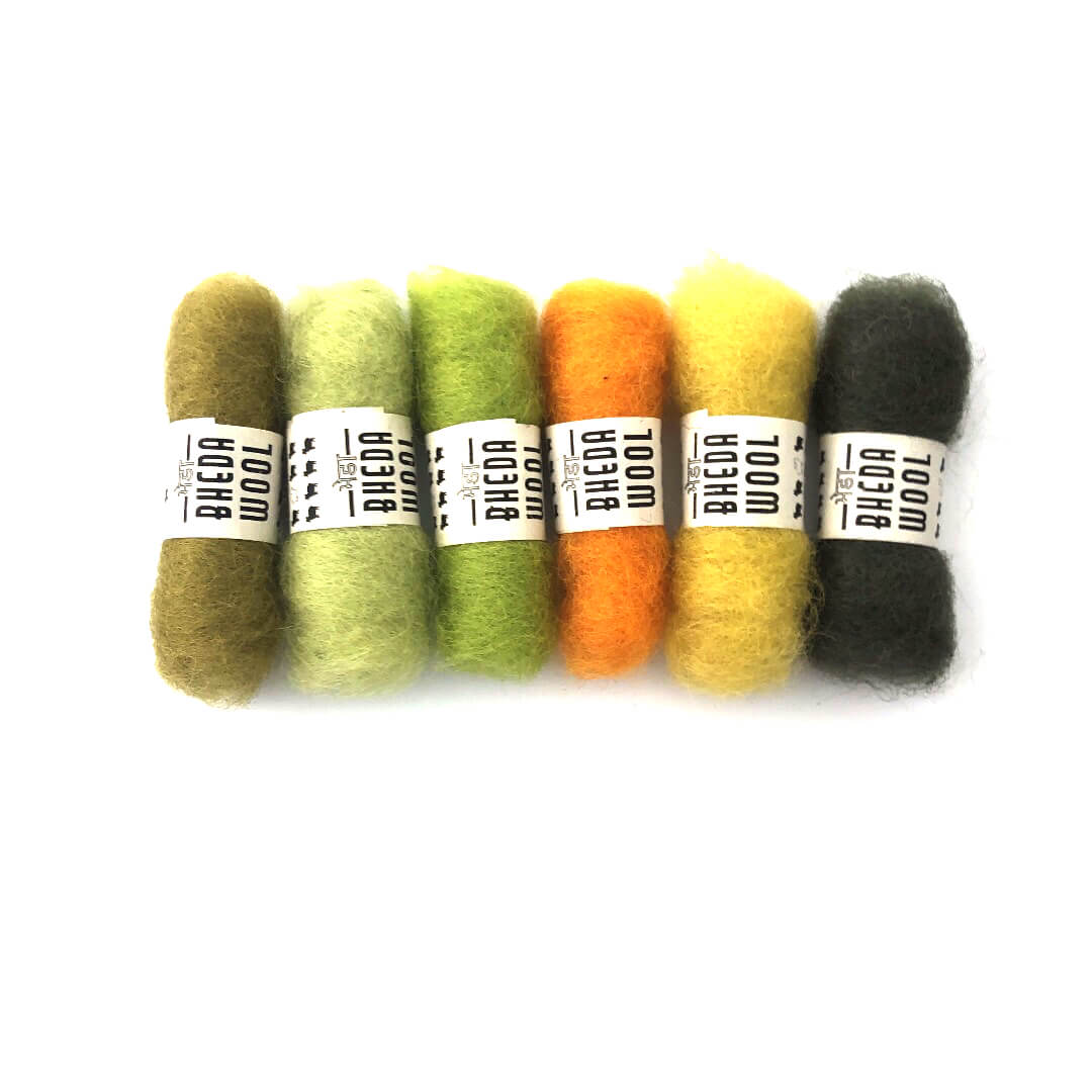 'wb0710 citrus ' mini colour packs by bhedawool | Wabi Sabi