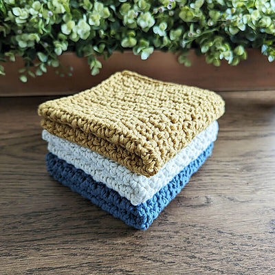 modern textured dishcloth