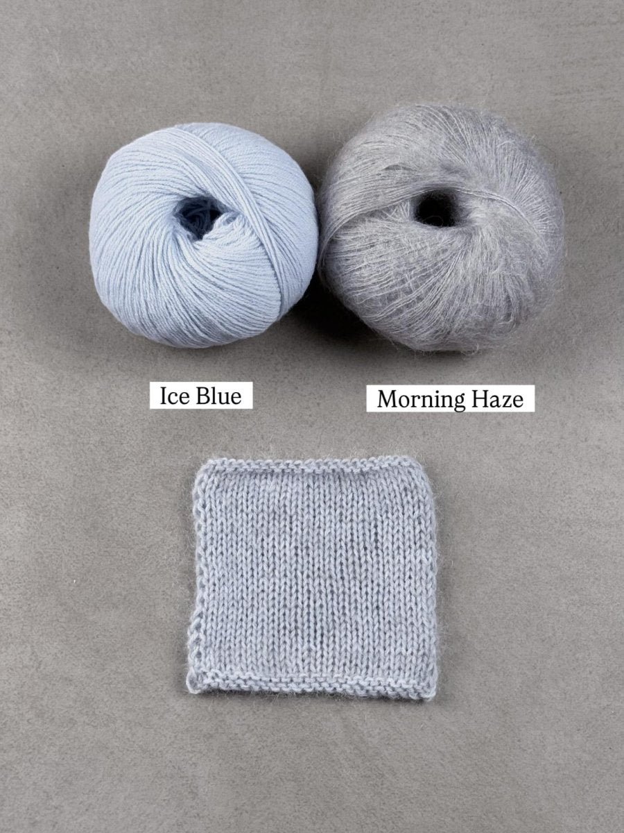 morning haze ice blue by knitting for olive at Wabi Sabi
