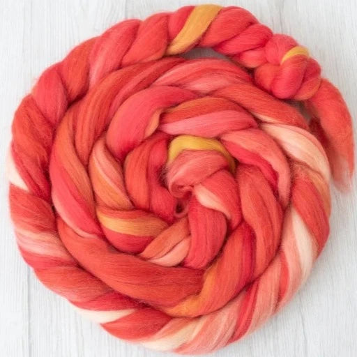 'moulin rouge ' merino roving by gram by DHG | Wabi Sabi