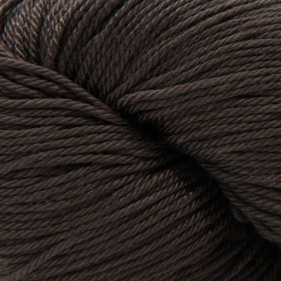 78 chocolate noble cotton by cascade yarns at Wabi Sabi