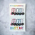 Number Markers - Numbered Locking Bulb Pin Stitch Markers by happy day at Wabi Sabi
