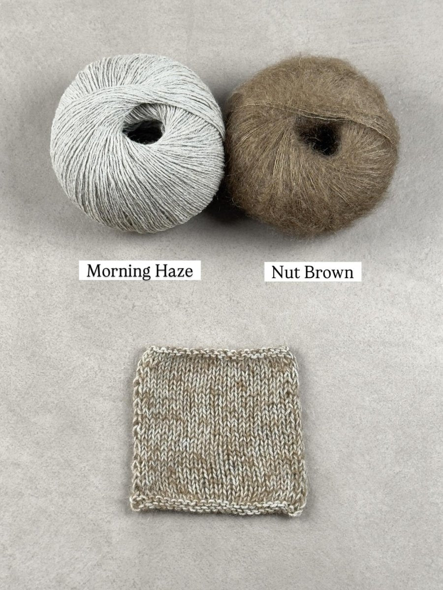nut brown morning haze by knitting for olive at Wabi Sabi