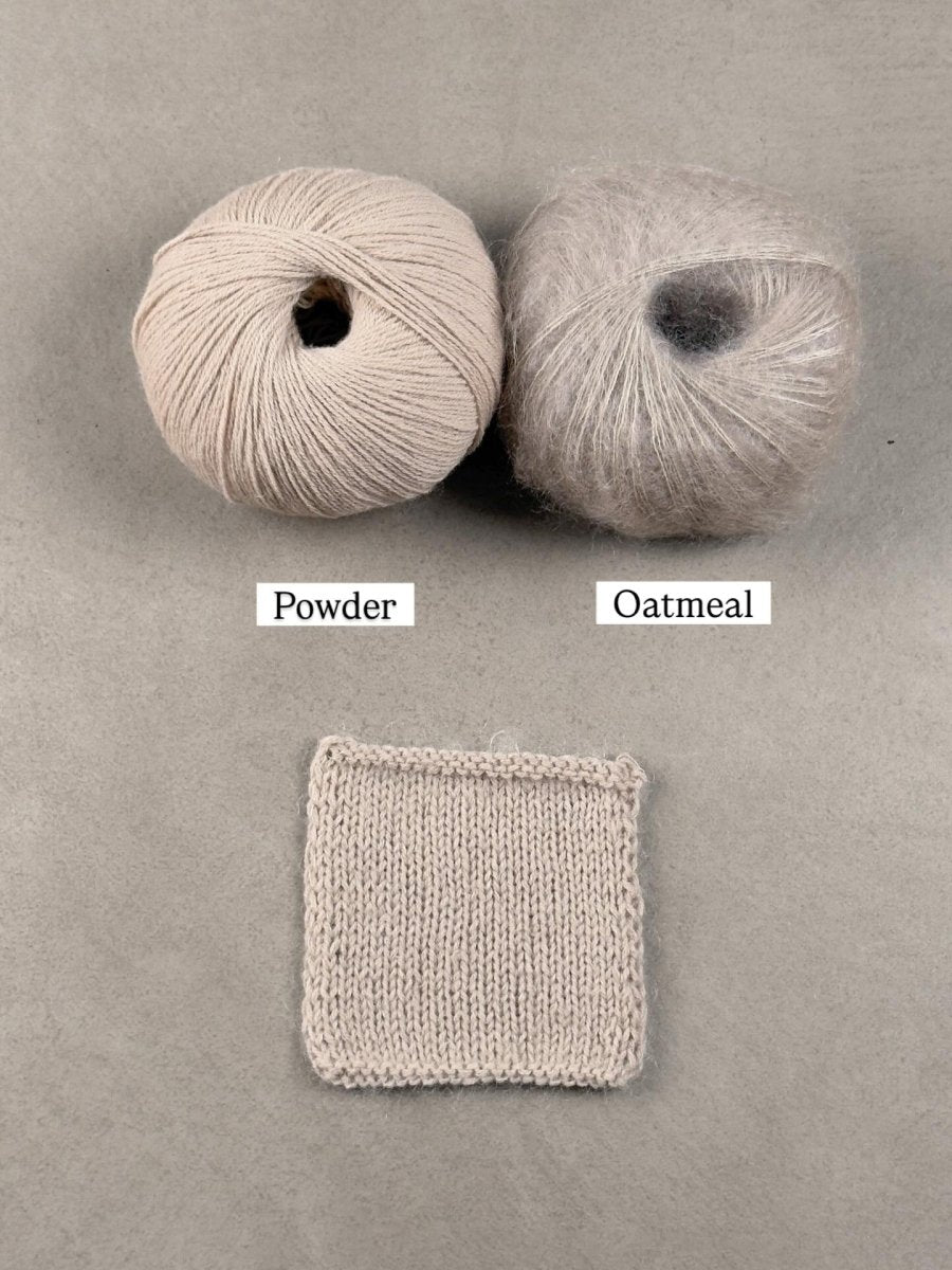 oatmeal powder by knitting for olive at Wabi Sabi