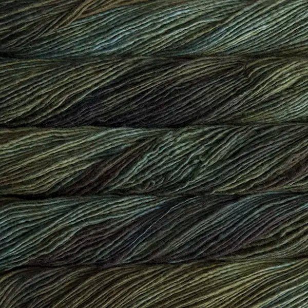 'olive green ' worsted by malabrigo | Wabi Sabi