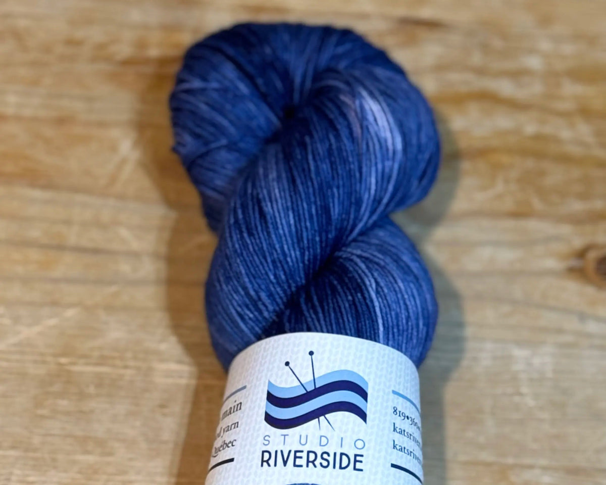 ooak blue supersock by kat's riverside studio at Wabi Sabi