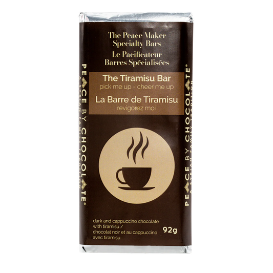 ' ' peace maker tiramisu bar (96g) by peace by chocolate | Wabi Sabi