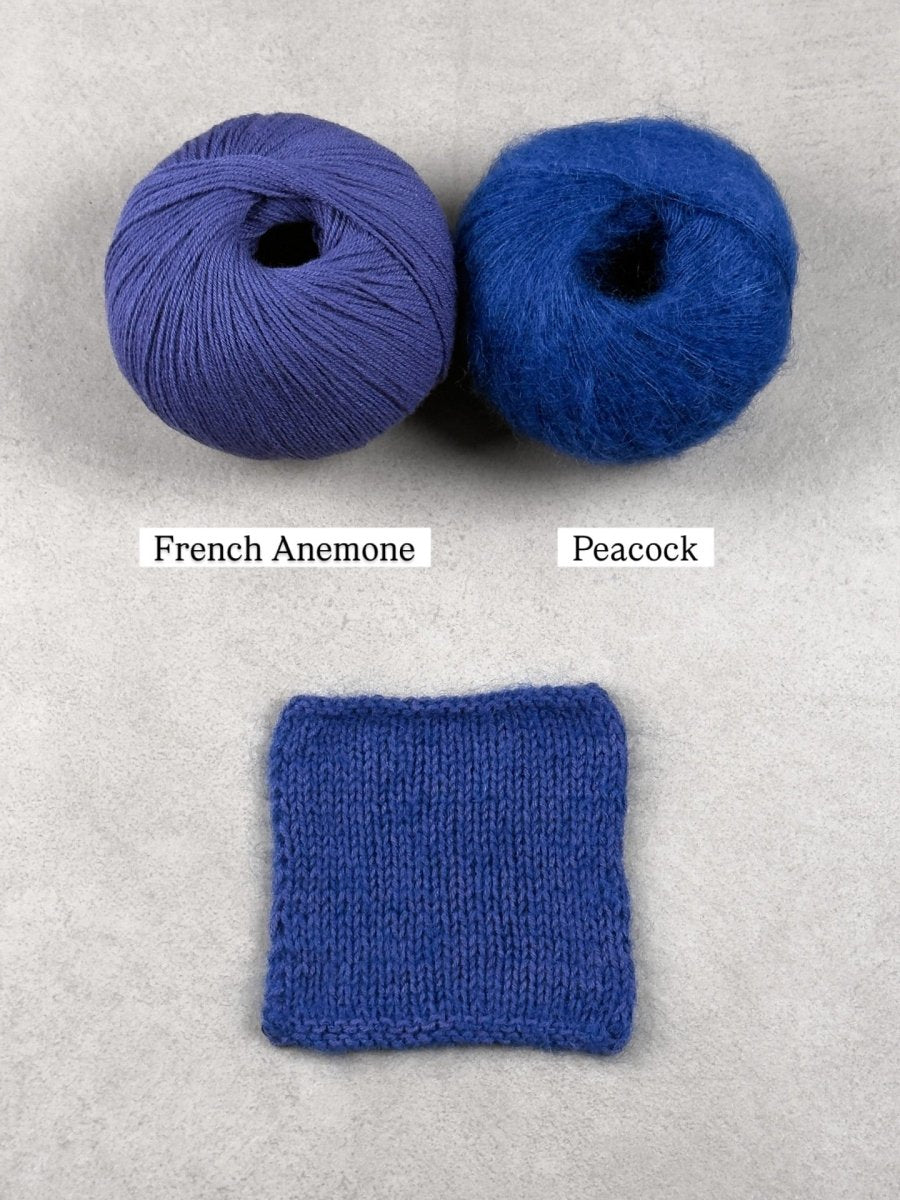 peacock french anemone by knitting for olive at Wabi Sabi
