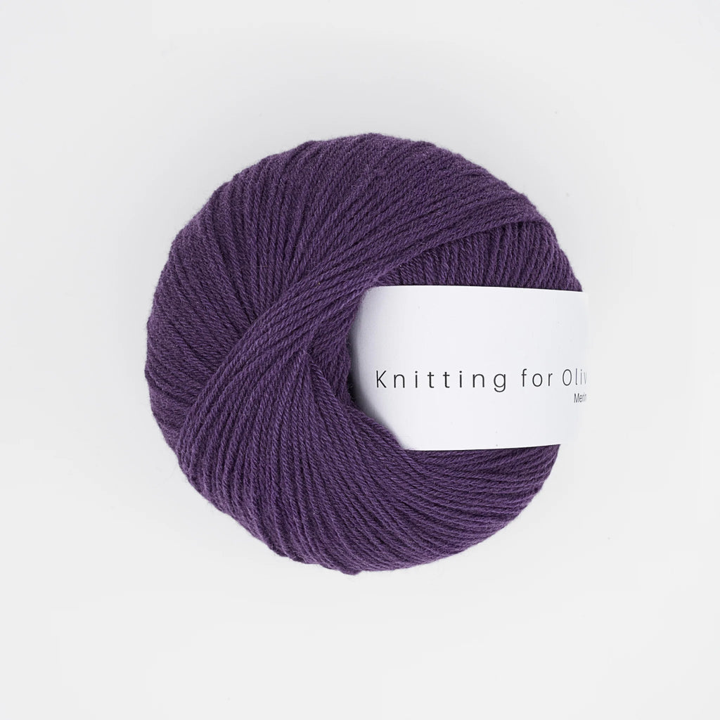 plum merino by knitting for olive at Wabi Sabi