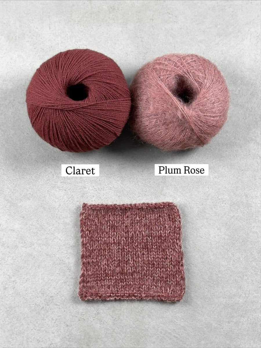 plum rose claret by knitting for olive at Wabi Sabi