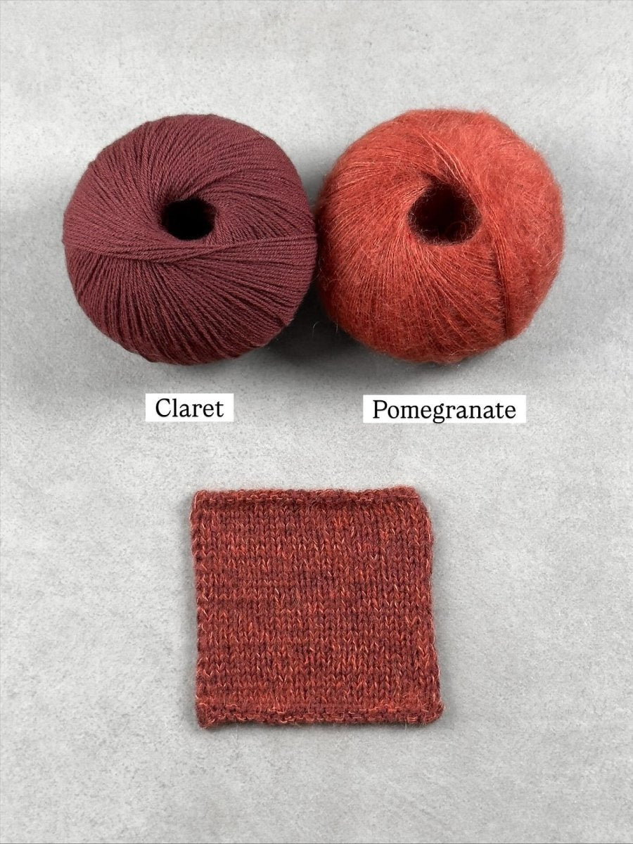 pomegranate claret by knitting for olive at Wabi Sabi