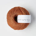 copper pure silk by knitting for olive at Wabi Sabi