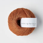 copper pure silk by knitting for olive at Wabi Sabi