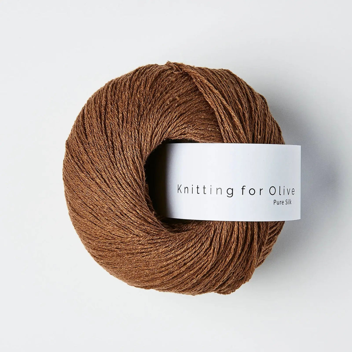 'dark cognac ' pure silk by knitting for olive | Wabi Sabi