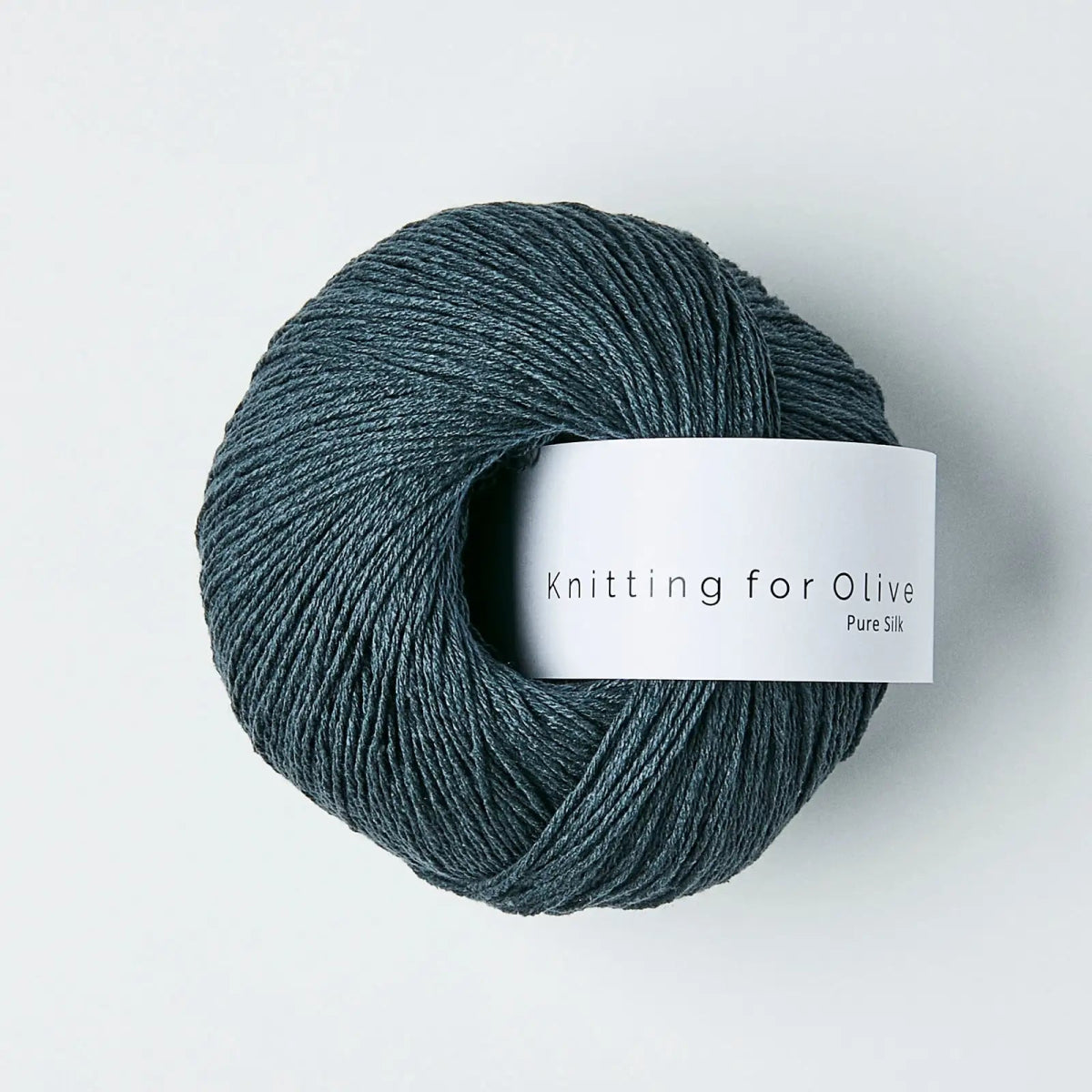 'deep petroleum blue ' pure silk by knitting for olive | Wabi Sabi