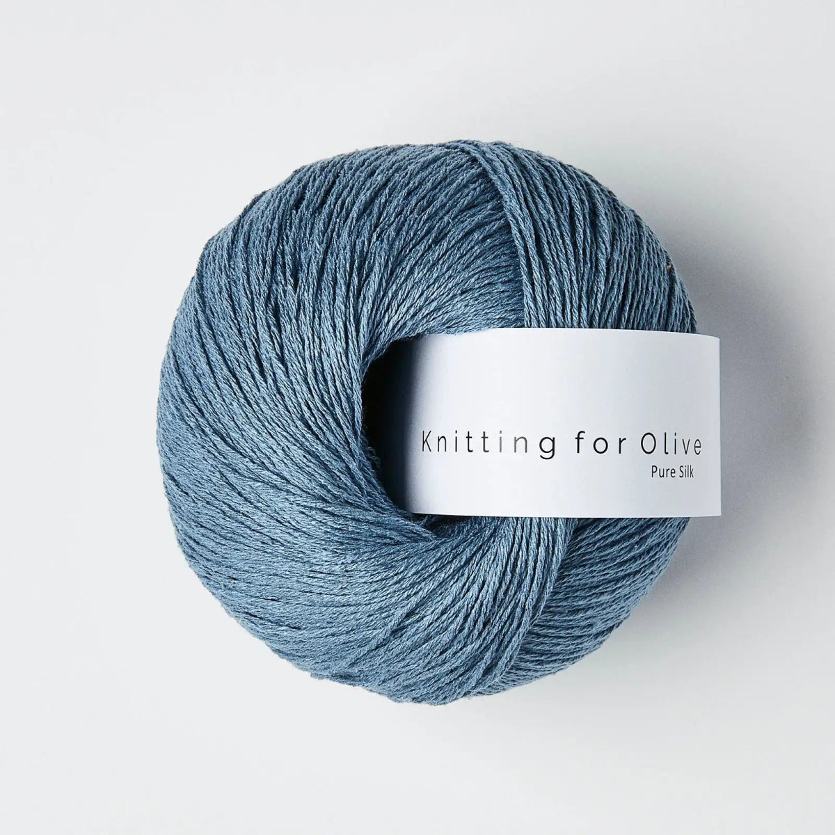 'dusty dove blue ' pure silk by knitting for olive | Wabi Sabi